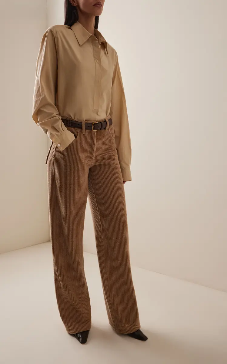 The Row Margan Cotton-Poplin Pullover Shirt | Thumbnail 4 The Row Margan Cotton-Poplin Pullover Shirt | Thumbnail 4