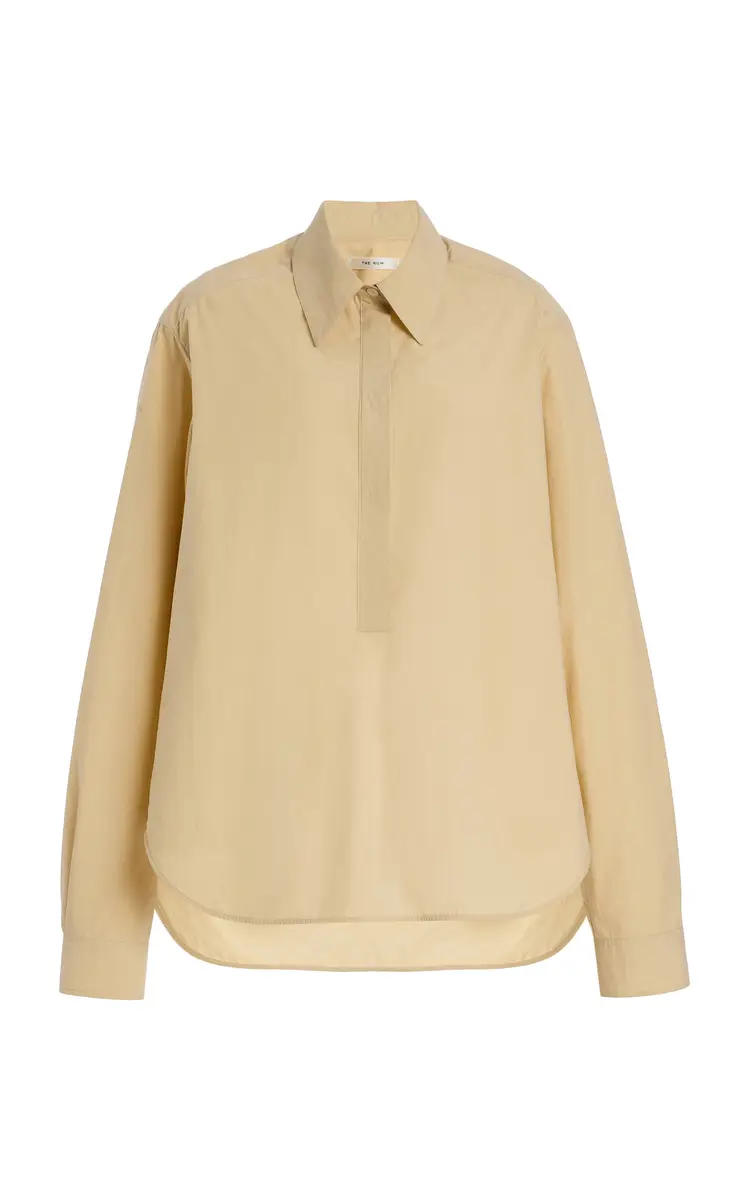 The Row Margan Cotton-Poplin Pullover Shirt | Thumbnail 7 The Row Margan Cotton-Poplin Pullover Shirt | Thumbnail 7