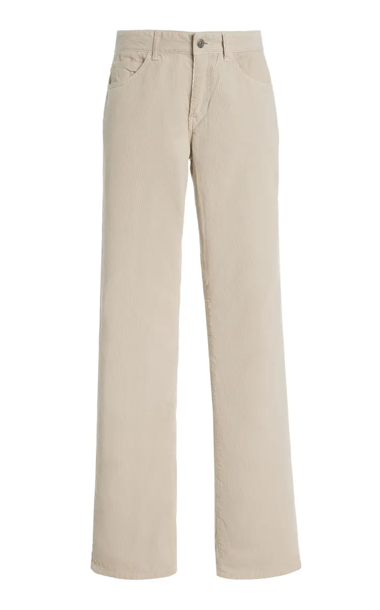 The Row Carlyl Corduroy Mid-Rise Straight-Leg Jeans | Thumbnail 8