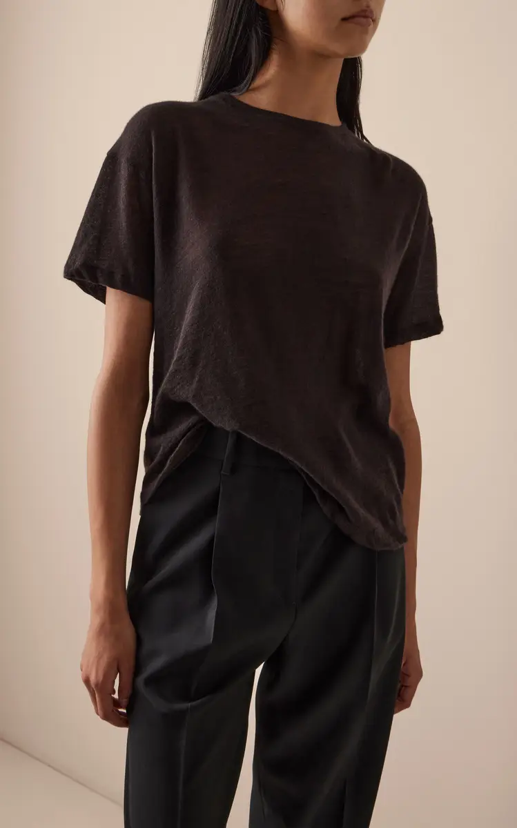 The Row Lila Cashmere T-Shirt | Thumbnail 3 The Row Lila Cashmere T-Shirt | Thumbnail 3