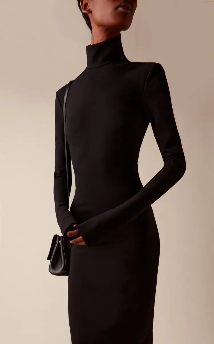 Balenciaga Lace-Up Jersey Midi Dress | Thumbnail 3 Balenciaga Lace-Up Jersey Midi Dress | Thumbnail 3