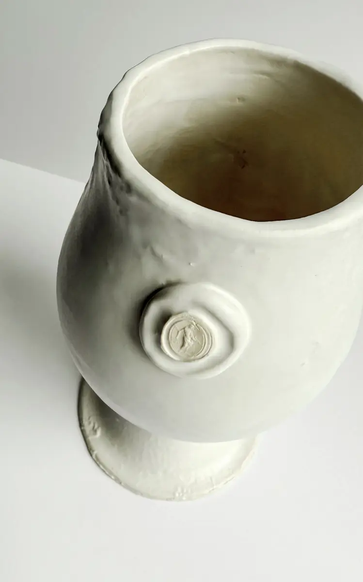 Jeanette Morrow Mallory Pedestal Vase - White | Thumbnail 19 Jeanette Morrow Mallory Pedestal Vase - White | Thumbnail 19