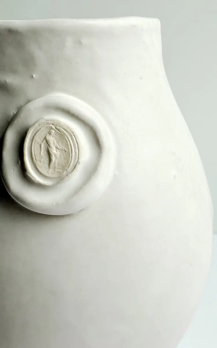 Jeanette Morrow Mallory Pedestal Vase - White | Thumbnail 21 Jeanette Morrow Mallory Pedestal Vase - White | Thumbnail 21