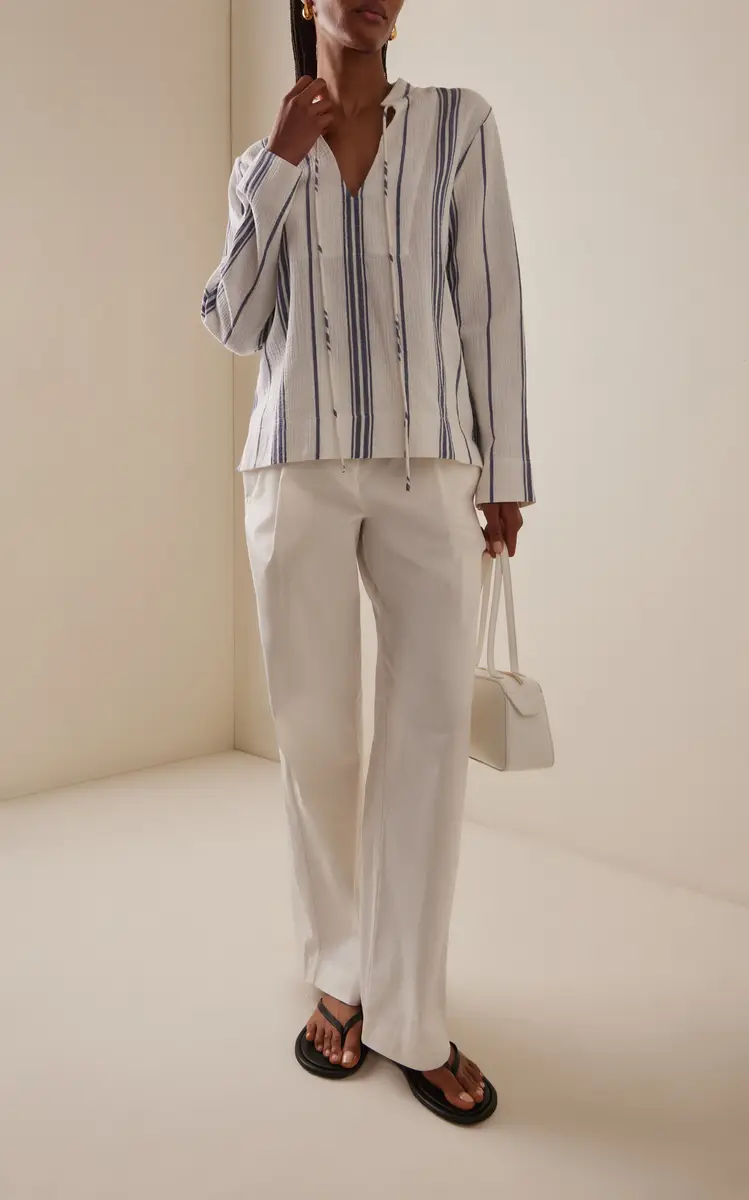 Matteau Fisherman Striped Cotton Top | Thumbnail 3