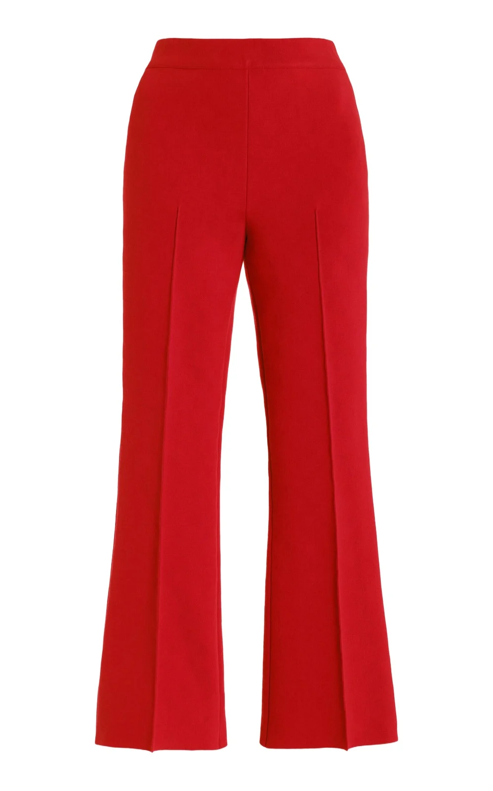 HIGH SPORT Exclusive Long Kick Flared Stretch-Cotton Knit Pants