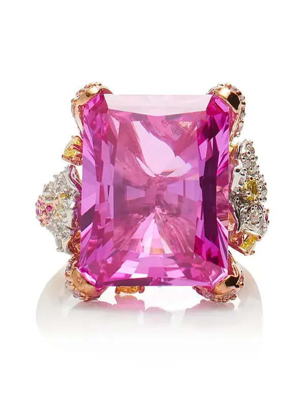 18K Rose Gold Multi-Stone Ring 18K Rose Gold Multi-Stone Ring