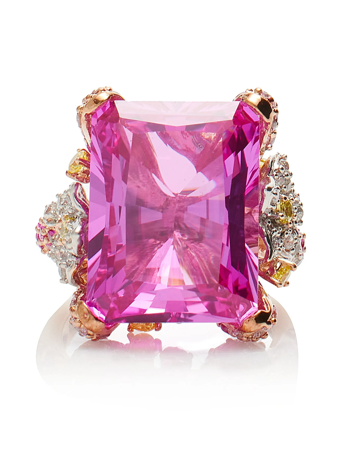 18K Rose Gold Multi-Stone Ring 18K Rose Gold Multi-Stone Ring