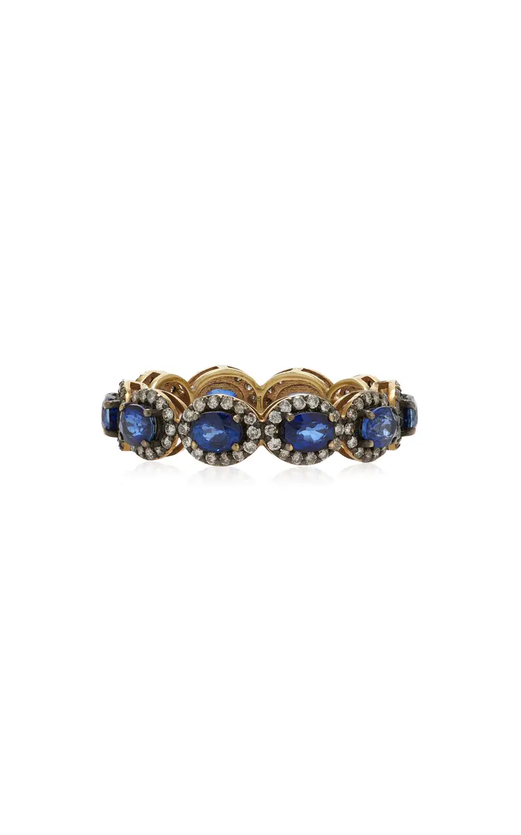 Amrapali Mini Rajasthan 18K Yellow Gold Sapphire Ring | Thumbnail 4 Amrapali Mini Rajasthan 18K Yellow Gold Sapphire Ring | Thumbnail 4