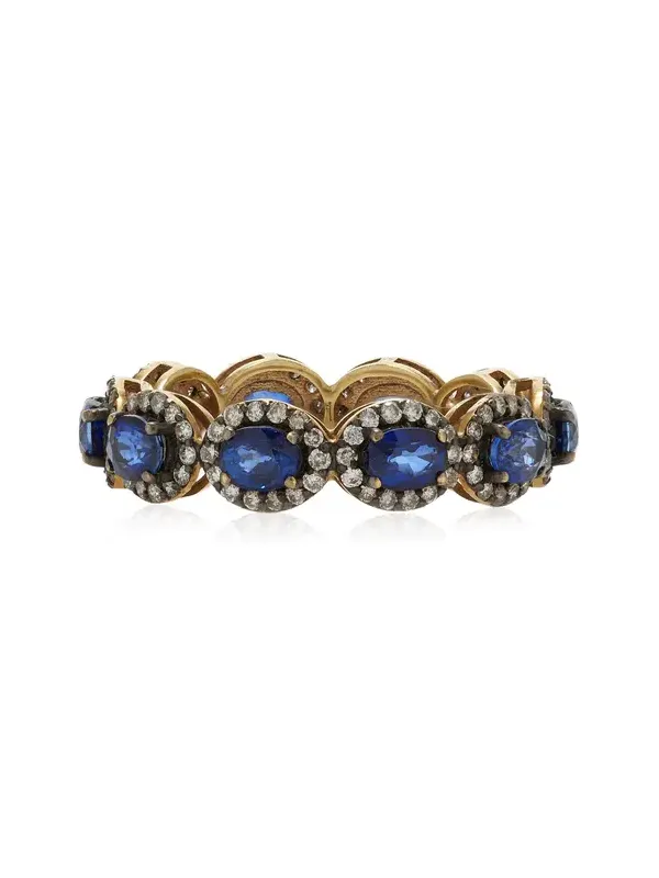 Amrapali Mini Rajasthan 18K Yellow Gold Sapphire Ring