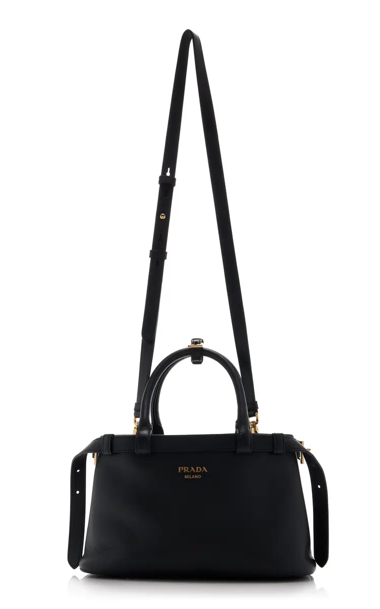 Prada Small Leather Top Handle Bag | Thumbnail 3 Prada Small Leather Top Handle Bag | Thumbnail 3