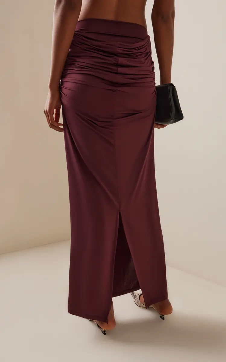 Paris Georgia Raffy Draped Maxi Skirt | Thumbnail 4 Paris Georgia Raffy Draped Maxi Skirt | Thumbnail 4