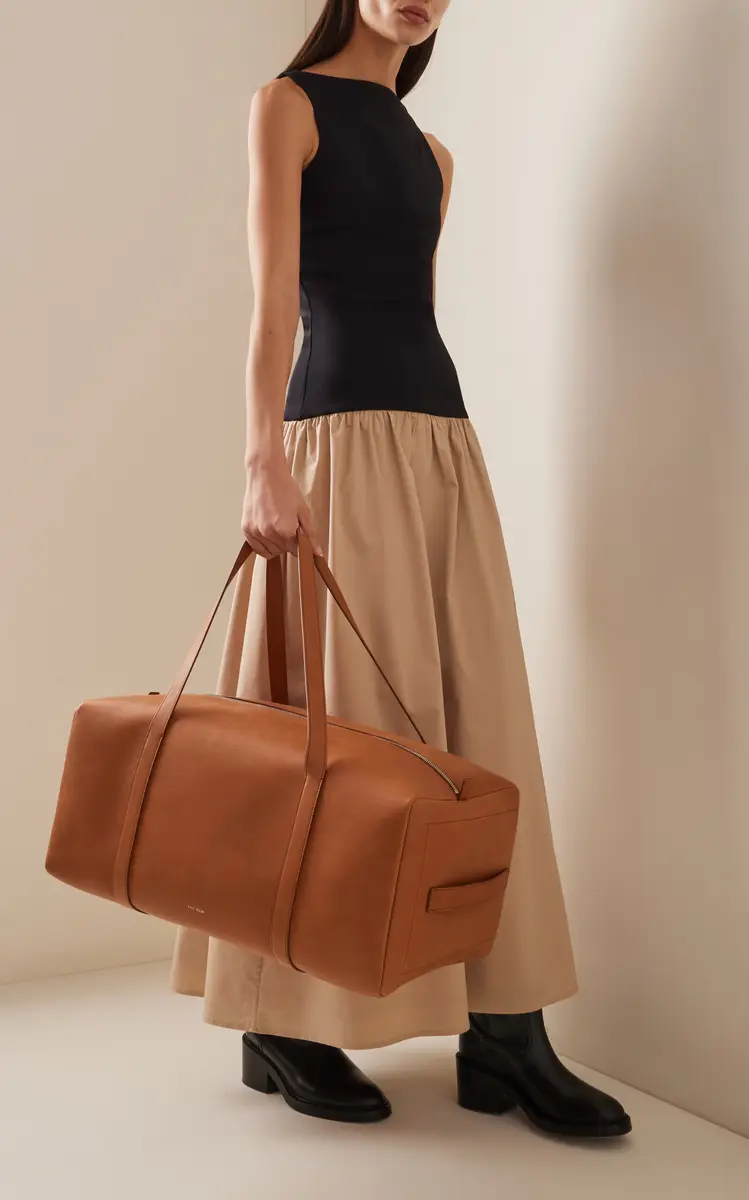The Row Gio Leather Duffle Bag | Thumbnail 2 The Row Gio Leather Duffle Bag | Thumbnail 2