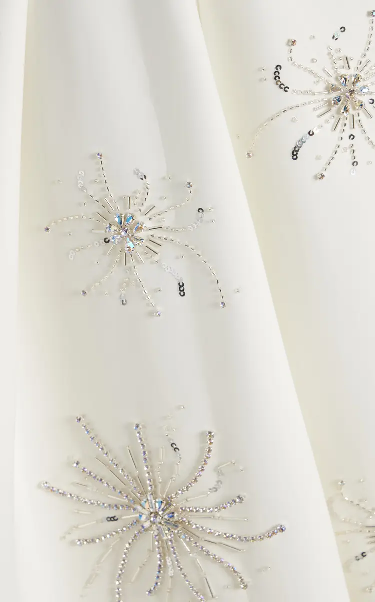 Huishan Zhang May Crystal-Embellished Scuba Midi Dress | Thumbnail 5 Huishan Zhang May Crystal-Embellished Scuba Midi Dress | Thumbnail 5