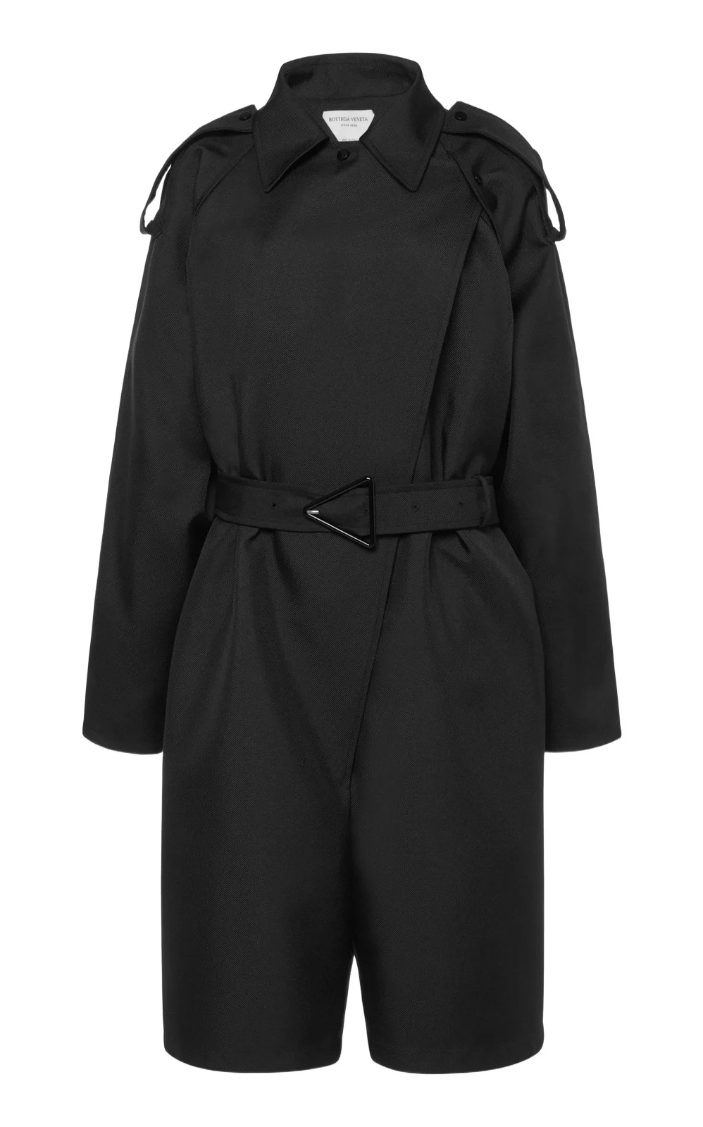 Bottega Veneta Belted Gabardine Jumpsuit