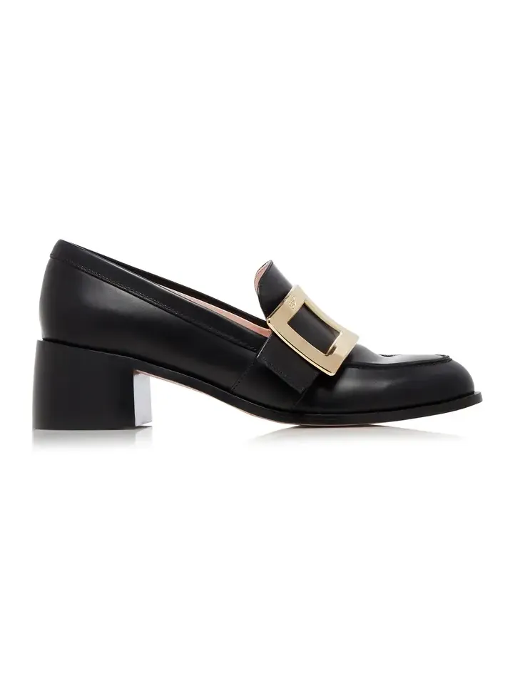 Viv' Rangers Buckle-Embellished Leather Loafers