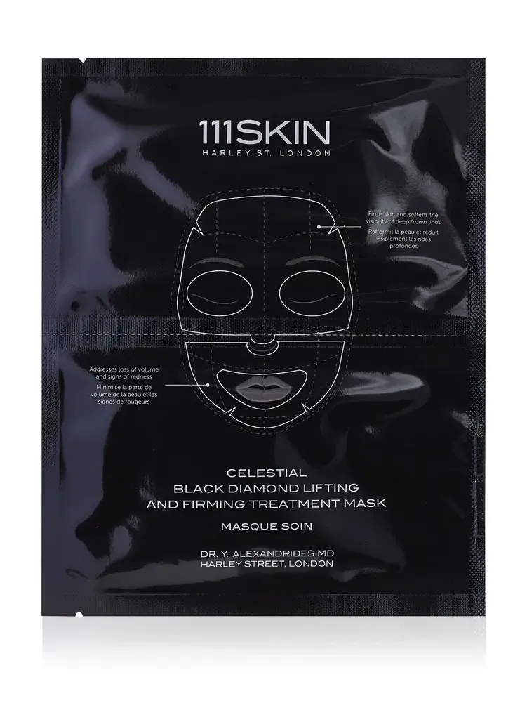 111SKIN Set-of-Five Celestial Black Diamond Lifting and Firming Face Masks