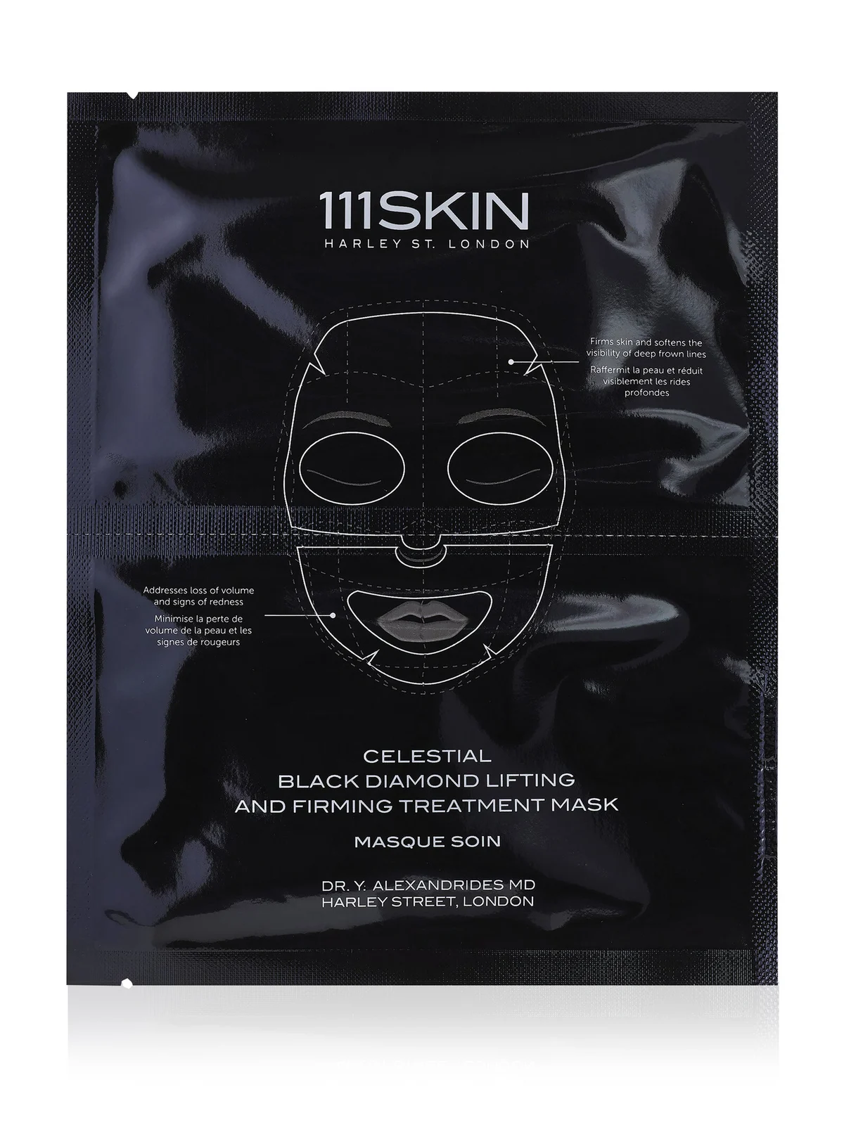 111SKIN Set-of-Five Celestial Black Diamond Lifting and Firming Face Masks