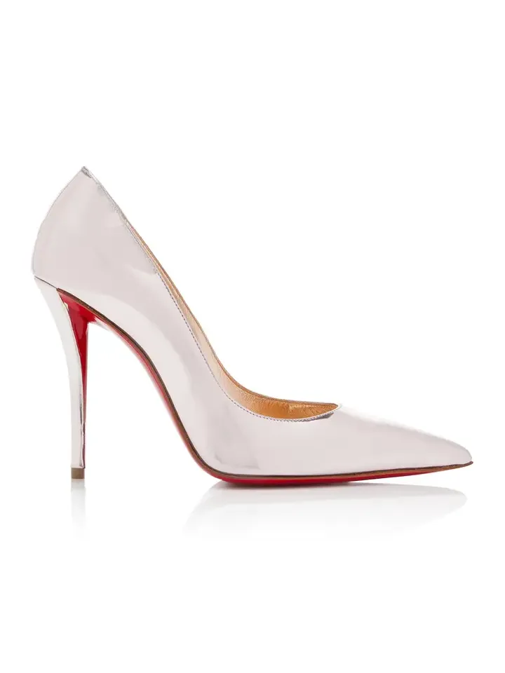 Miss Z 100mm Metallic Leather Pumps