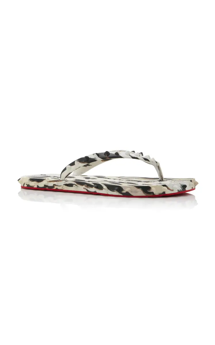 Christian Louboutin Super Loubi Studded Rubber Flip Flop Sandals | Thumbnail 5 Christian Louboutin Super Loubi Studded Rubber Flip Flop Sandals | Thumbnail 5