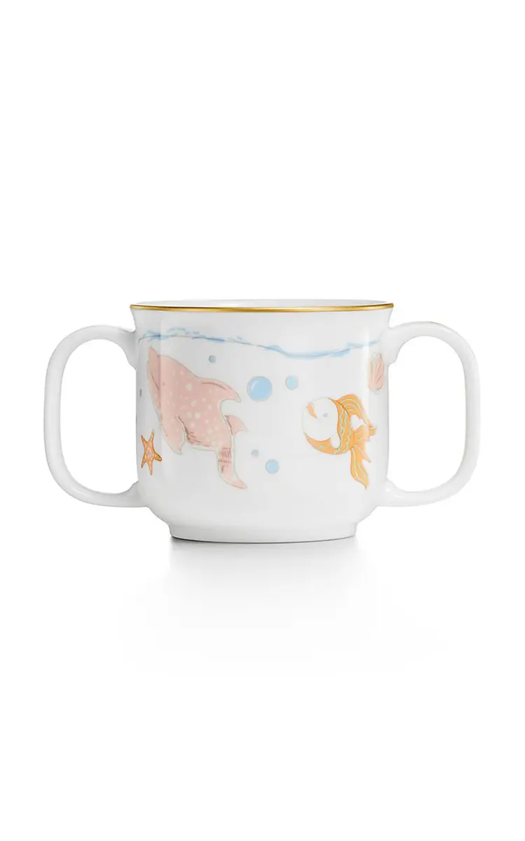 Tiffany & Co. Tiny Sea Animals Bone China Double-Handle Baby Cup | Thumbnail 3 Tiffany & Co. Tiny Sea Animals Bone China Double-Handle Baby Cup | Thumbnail 3