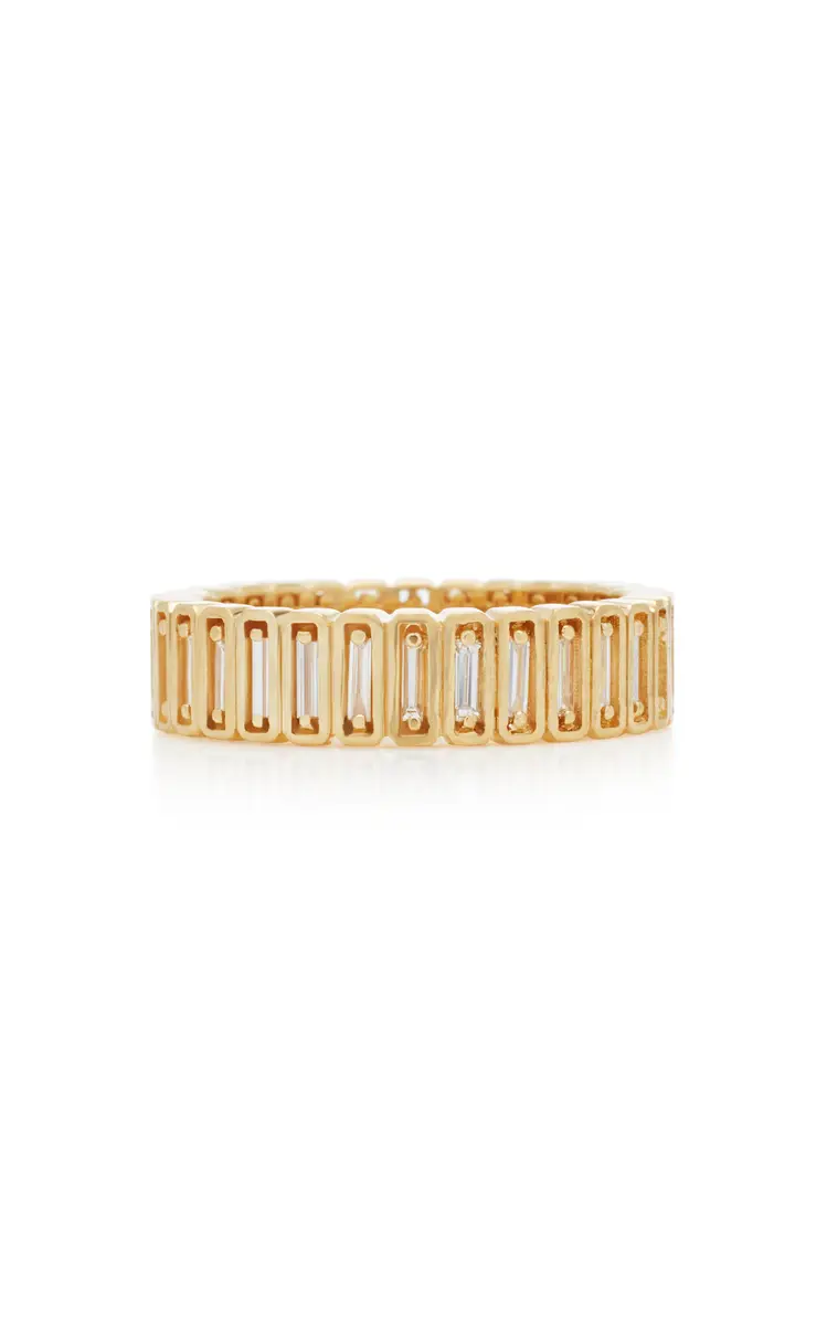 Suzanne Kalan Inlay Collection 18K Yellow-Gold Eternity Band | Thumbnail 4 Suzanne Kalan Inlay Collection 18K Yellow-Gold Eternity Band | Thumbnail 4