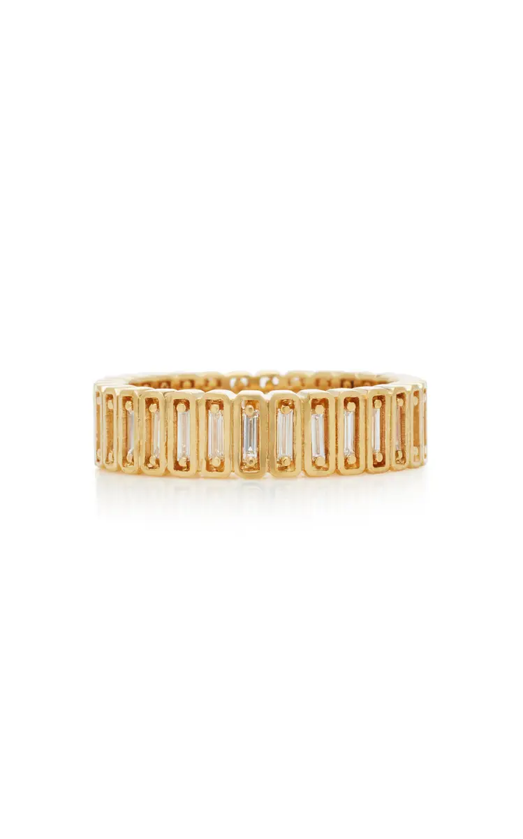Suzanne Kalan Inlay Collection 18K Yellow-Gold Eternity Band | Thumbnail 5 Suzanne Kalan Inlay Collection 18K Yellow-Gold Eternity Band | Thumbnail 5