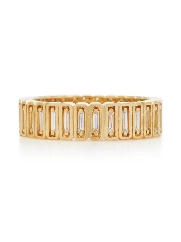 Suzanne Kalan Inlay Collection 18K Yellow-Gold Eternity Band