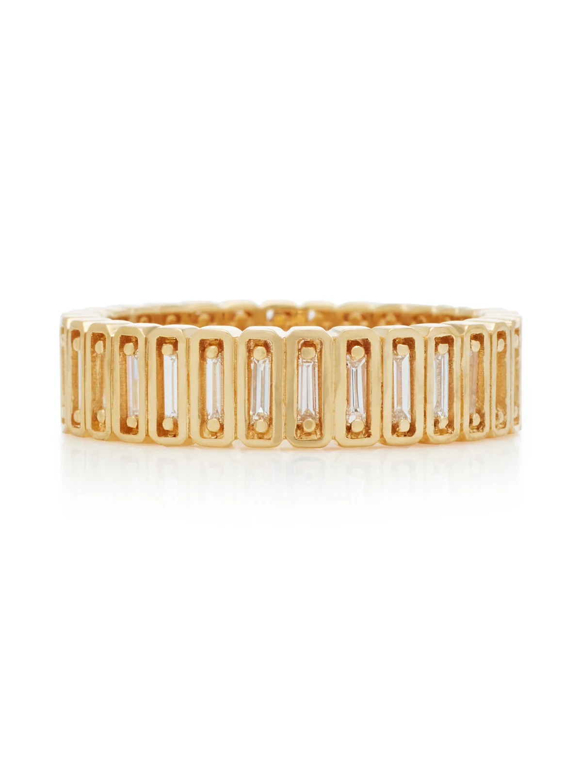Suzanne Kalan Inlay Collection 18K Yellow-Gold Eternity Band