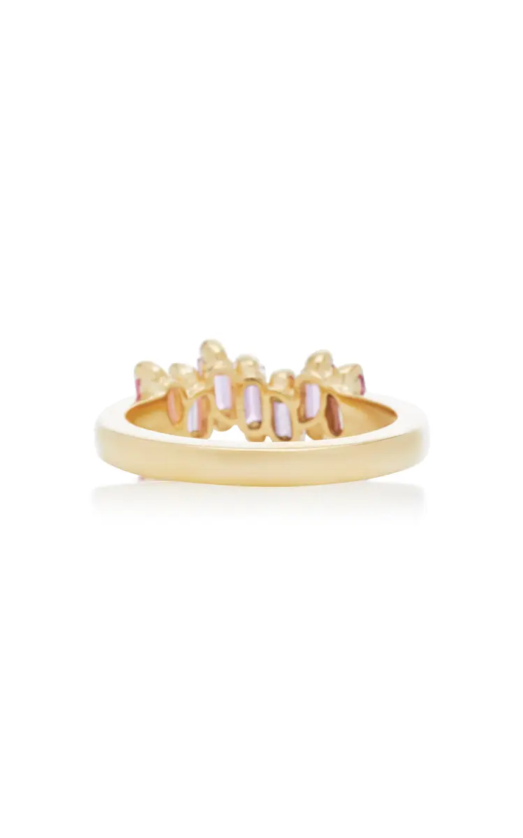 Suzanne Kalan 18K Yellow-Gold and Pink Sapphire Ring | Thumbnail 5 Suzanne Kalan 18K Yellow-Gold and Pink Sapphire Ring | Thumbnail 5