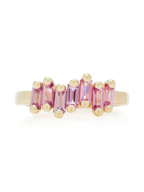 18K Yellow-Gold and Pink Sapphire Ring 18K Yellow-Gold and Pink Sapphire Ring