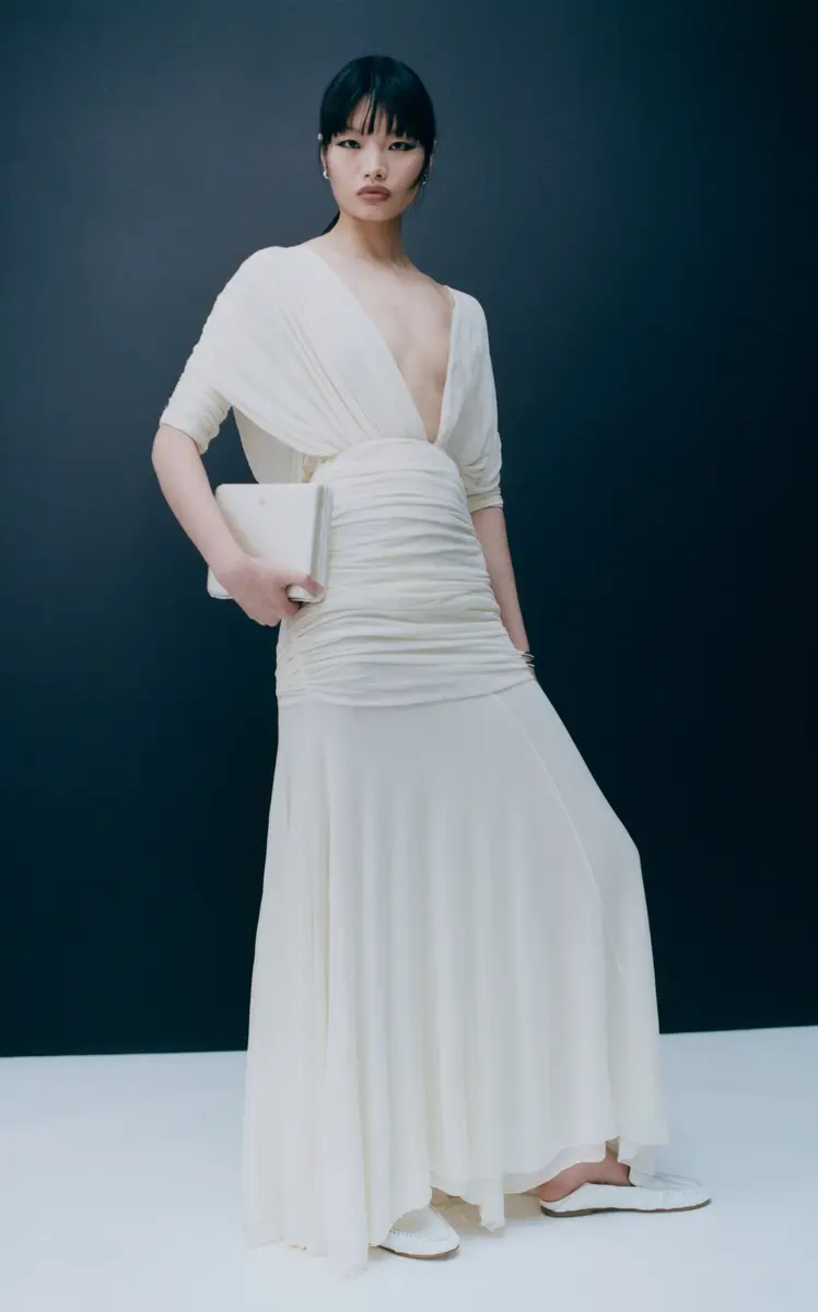 Tove Devi Gathered Jersey Gown | Thumbnail 2