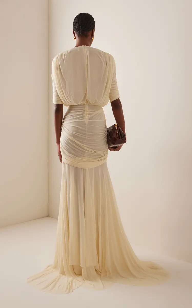 Tove Devi Gathered Jersey Gown | Thumbnail 5