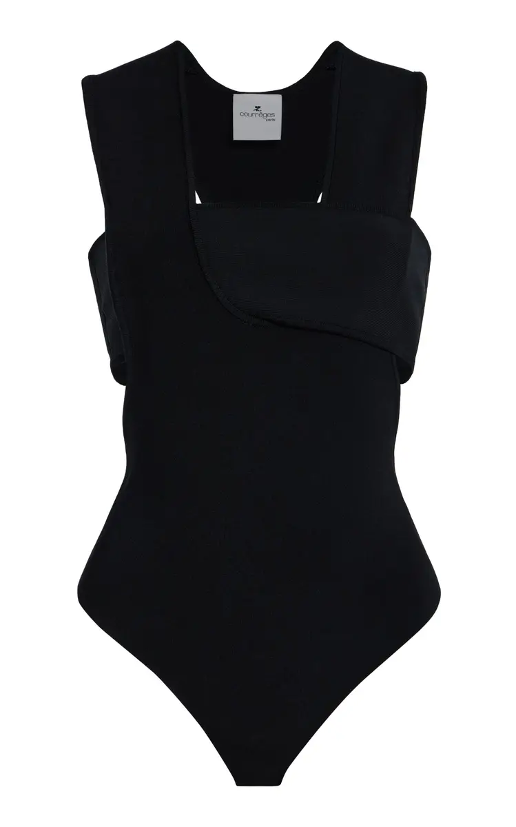 Courrèges Infinity Crepe Knit Bodysuit | Image 1 Courrèges Infinity Crepe Knit Bodysuit | Image 1