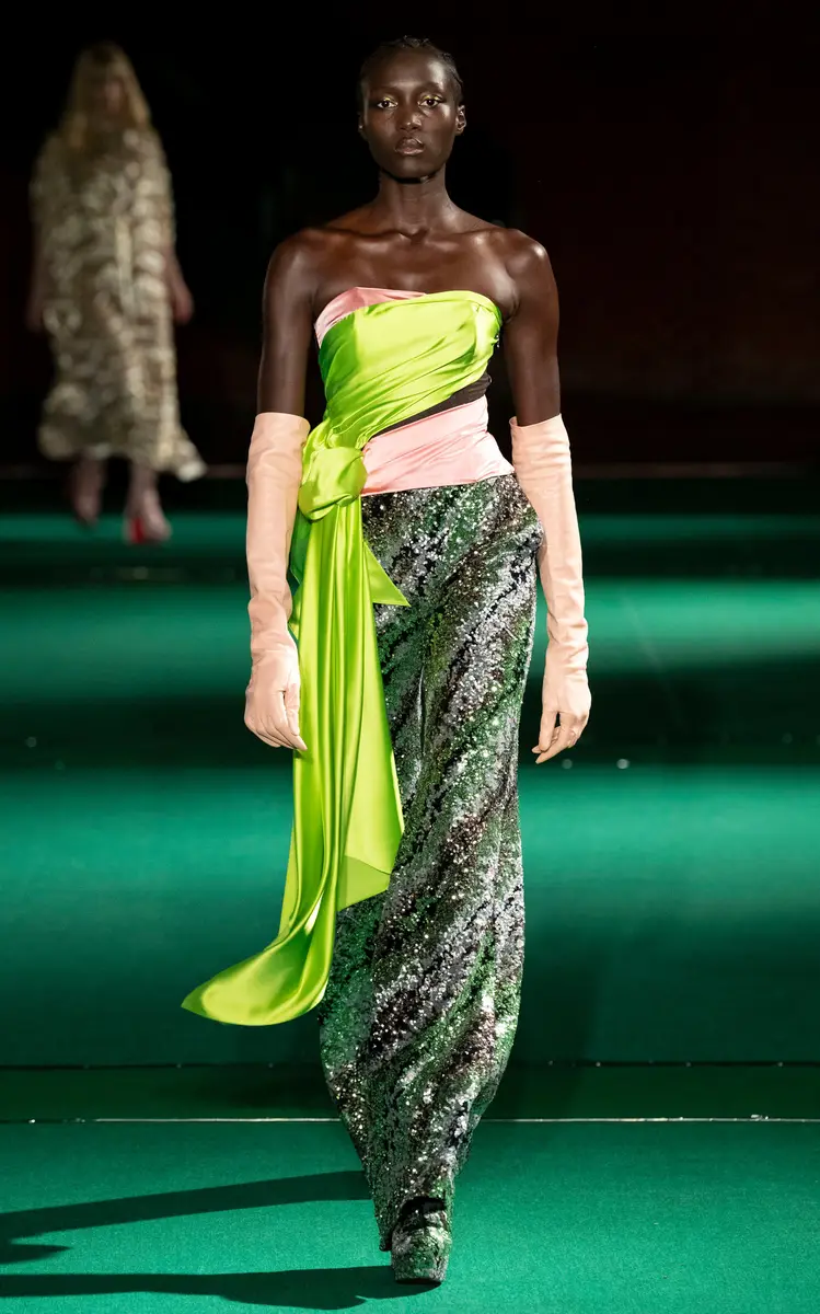 Halpern Draped Asymmetric Bustier Top | Thumbnail 5 Halpern Draped Asymmetric Bustier Top | Thumbnail 5