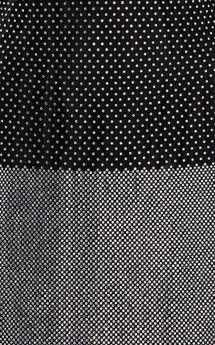 Prada Crystal-Embellished Mesh Mini Dress | Thumbnail 6
