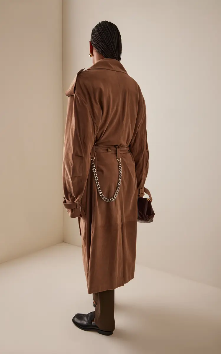 Niccolò Pasqualetti Cavo Suede Trench Coat | Thumbnail 4 Niccolò Pasqualetti Cavo Suede Trench Coat | Thumbnail 4