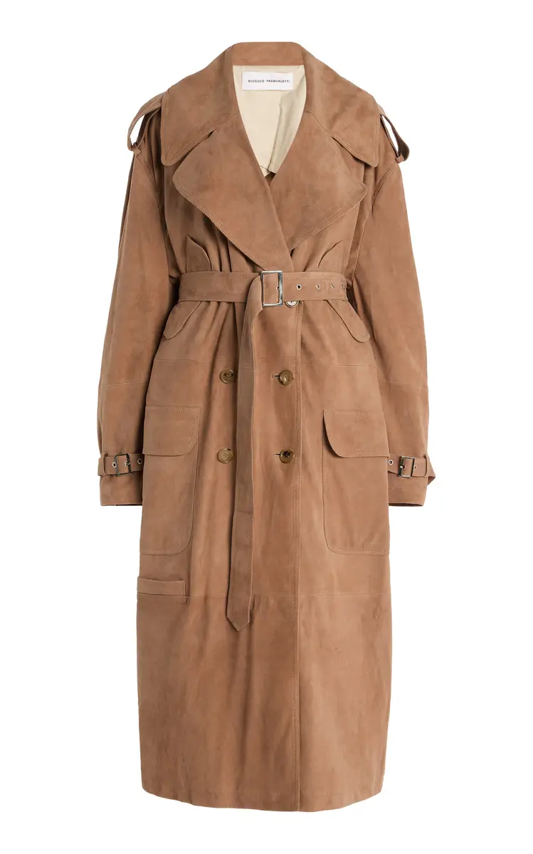 Niccolò Pasqualetti Cavo Suede Trench Coat | Thumbnail 6 Niccolò Pasqualetti Cavo Suede Trench Coat | Thumbnail 6