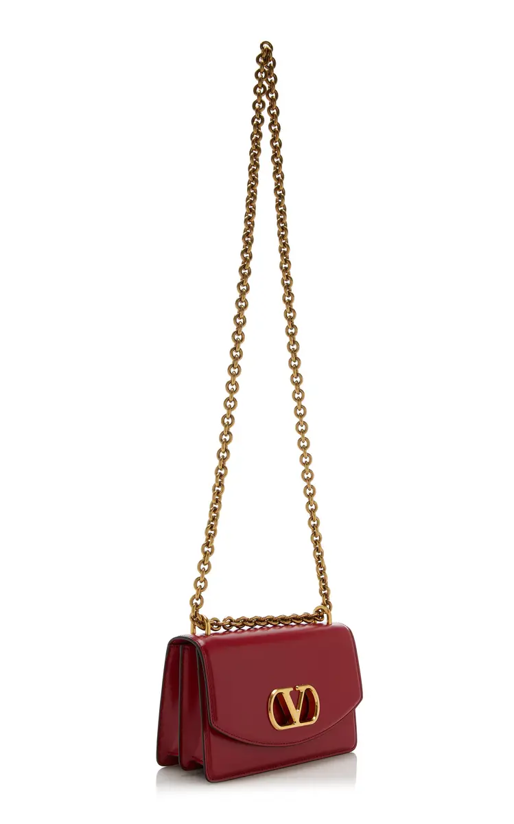 Valentino Garavani Vain Small Leather Shoulder Bag | Thumbnail 4 Valentino Garavani Vain Small Leather Shoulder Bag | Thumbnail 4