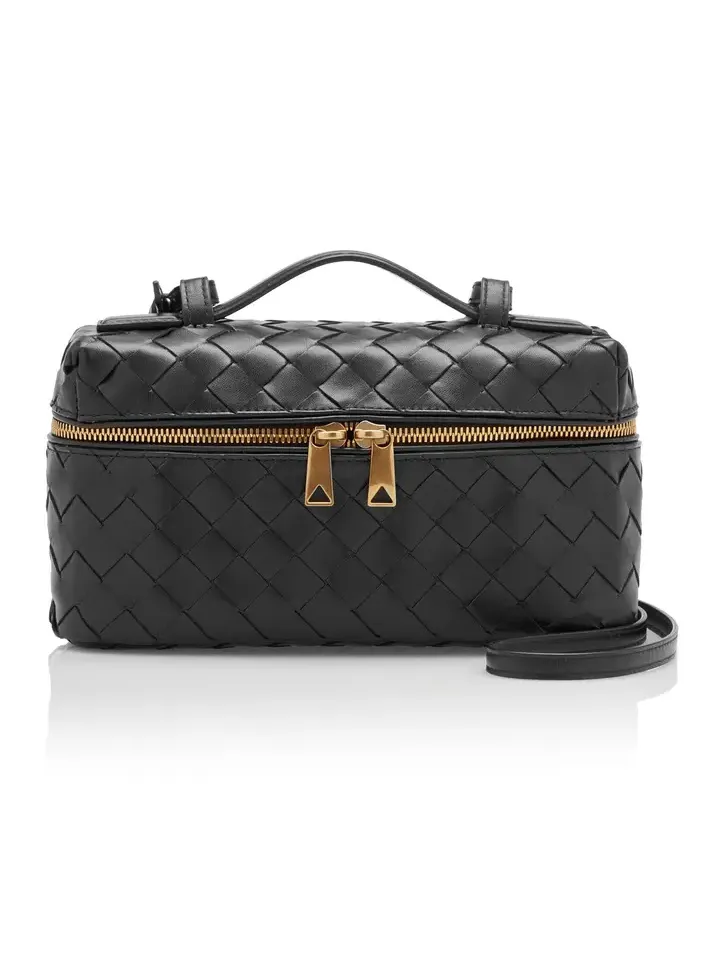 Bang Bang Intrecciato Leather Vanity Case Bang Bang Intrecciato Leather Vanity Case