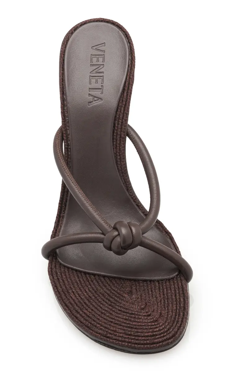 Bottega Veneta Blink Jute-Trimmed Leather Sandals | Thumbnail 3 Bottega Veneta Blink Jute-Trimmed Leather Sandals | Thumbnail 3