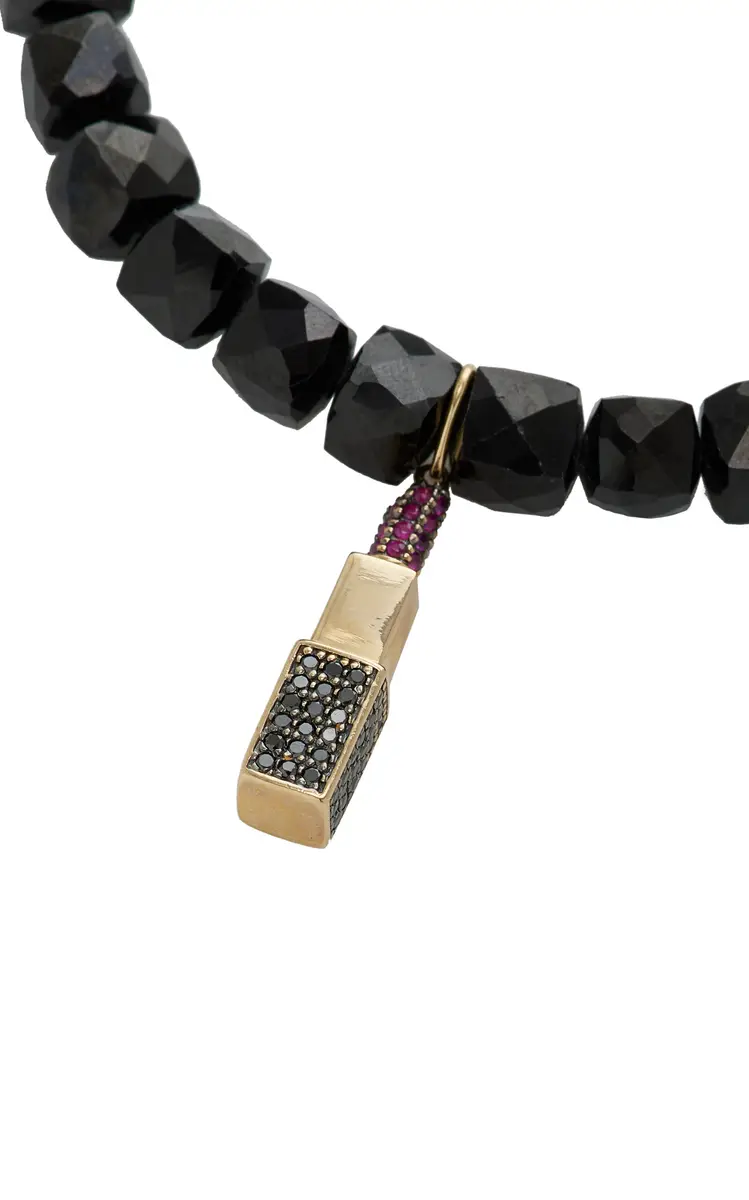 Sydney Evan Lipstick 14K Yellow Gold Spinel Bracelet | Thumbnail 3