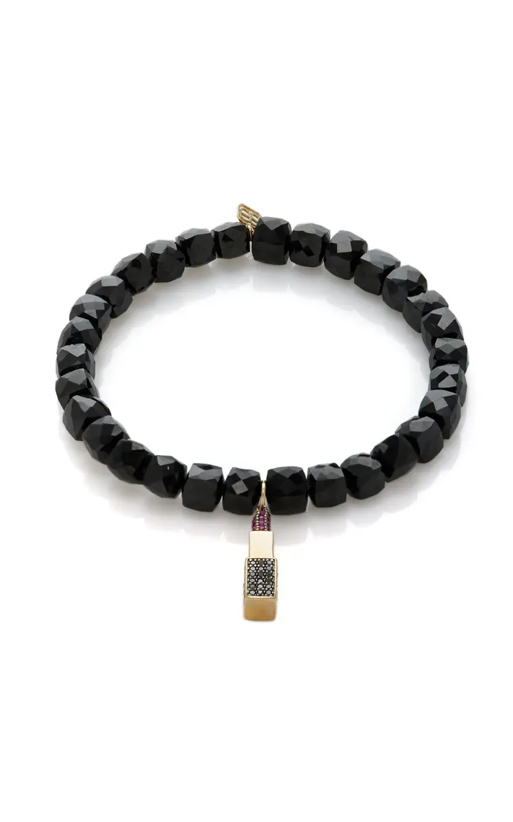 Sydney Evan Lipstick 14K Yellow Gold Spinel Bracelet | Thumbnail 4