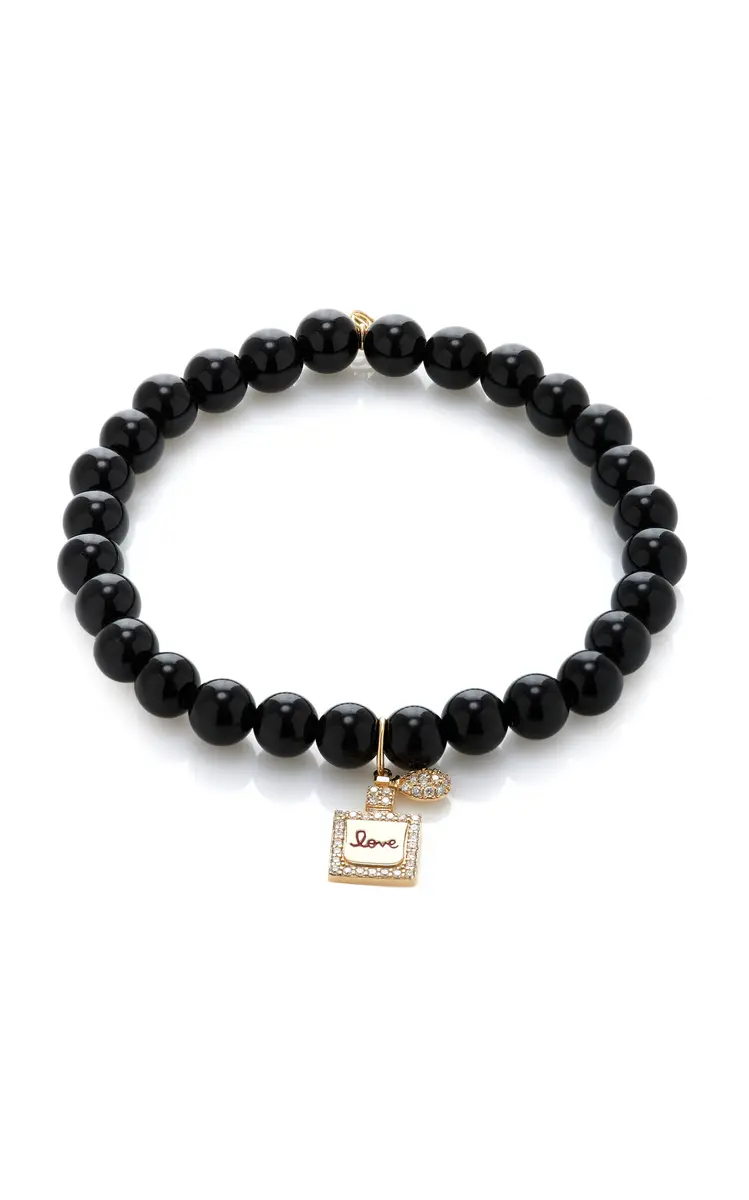 Sydney Evan Perfume Bottle 14K Yellow Gold Onyx Bracelet | Thumbnail 4 Sydney Evan Perfume Bottle 14K Yellow Gold Onyx Bracelet | Thumbnail 4