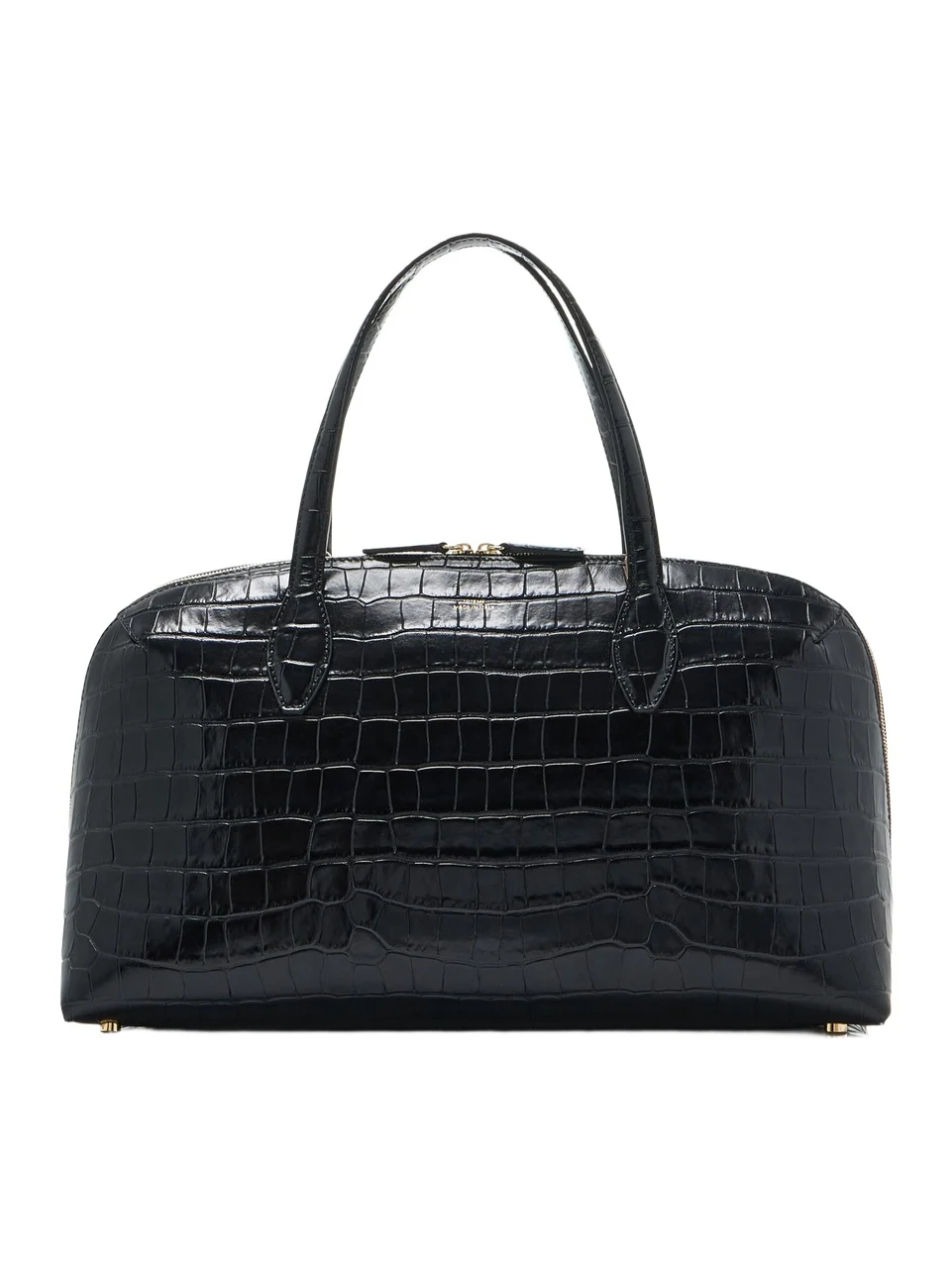 Lounge Medium Croc-Embossed Leather Tote Bag Lounge Medium Croc-Embossed Leather Tote Bag