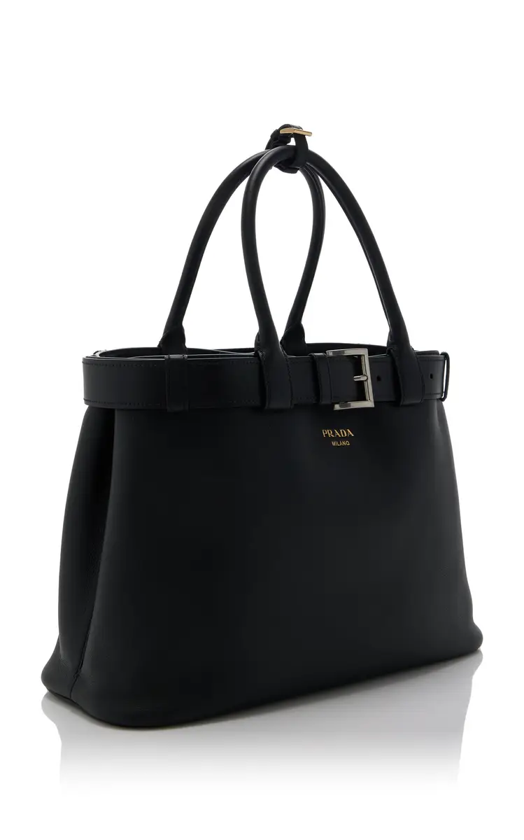 Prada Runway Belt-Detailed Leather Tote Bag | Thumbnail 5 Prada Runway Belt-Detailed Leather Tote Bag | Thumbnail 5