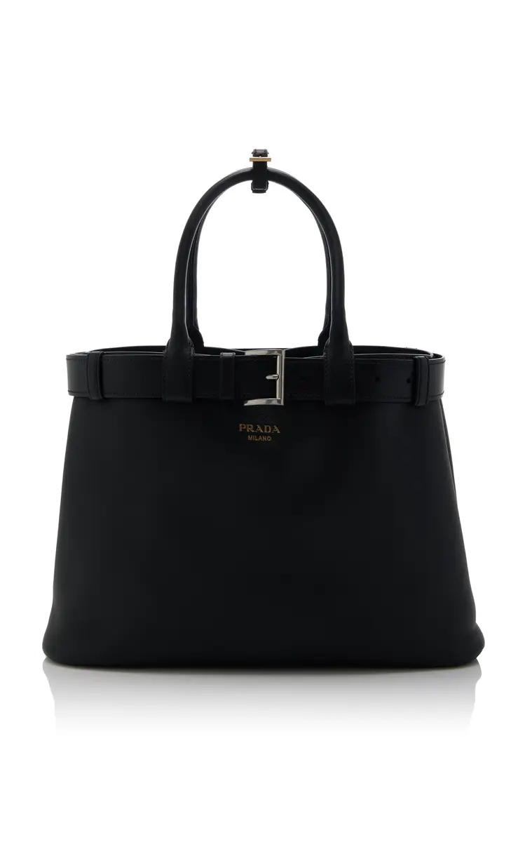 Prada Runway Belt-Detailed Leather Tote Bag | Thumbnail 8 Prada Runway Belt-Detailed Leather Tote Bag | Thumbnail 8