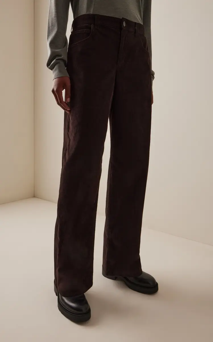 The Row Egglita Corduroy High-Rise Straight-Leg Jeans | Thumbnail 3 The Row Egglita Corduroy High-Rise Straight-Leg Jeans | Thumbnail 3