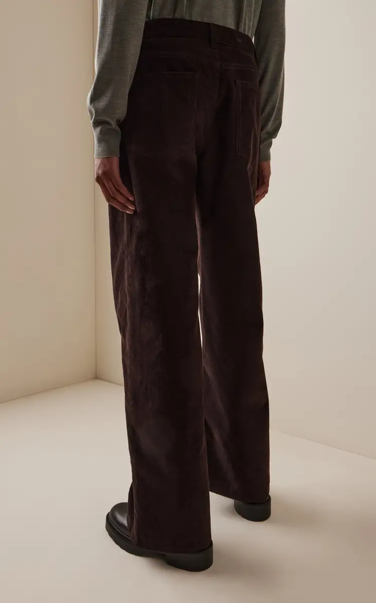 The Row Egglita Corduroy High-Rise Straight-Leg Jeans | Thumbnail 4 The Row Egglita Corduroy High-Rise Straight-Leg Jeans | Thumbnail 4