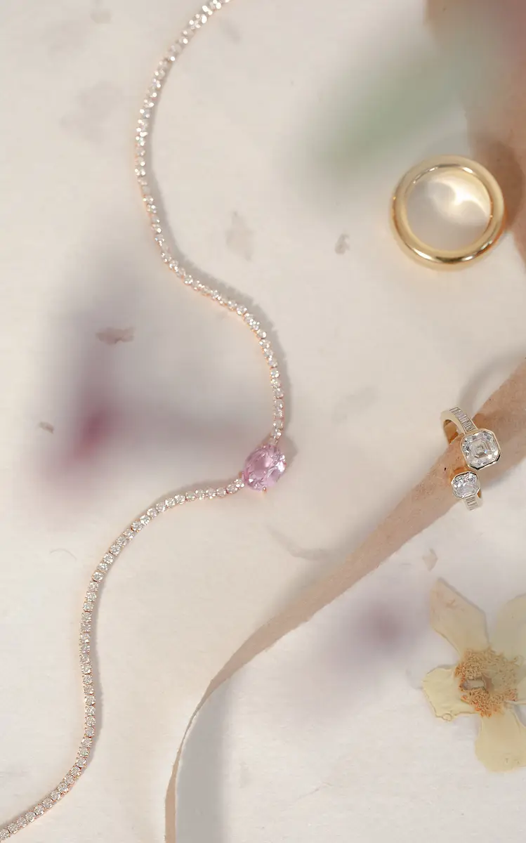 Anita Ko Hepburn 18K Rose Gold; Sapphire; and Diamond Necklace | Thumbnail 2