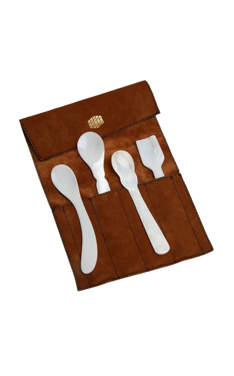 Gohar World Set-of-Four Mother-of-Pearl Spoons | Thumbnail 3